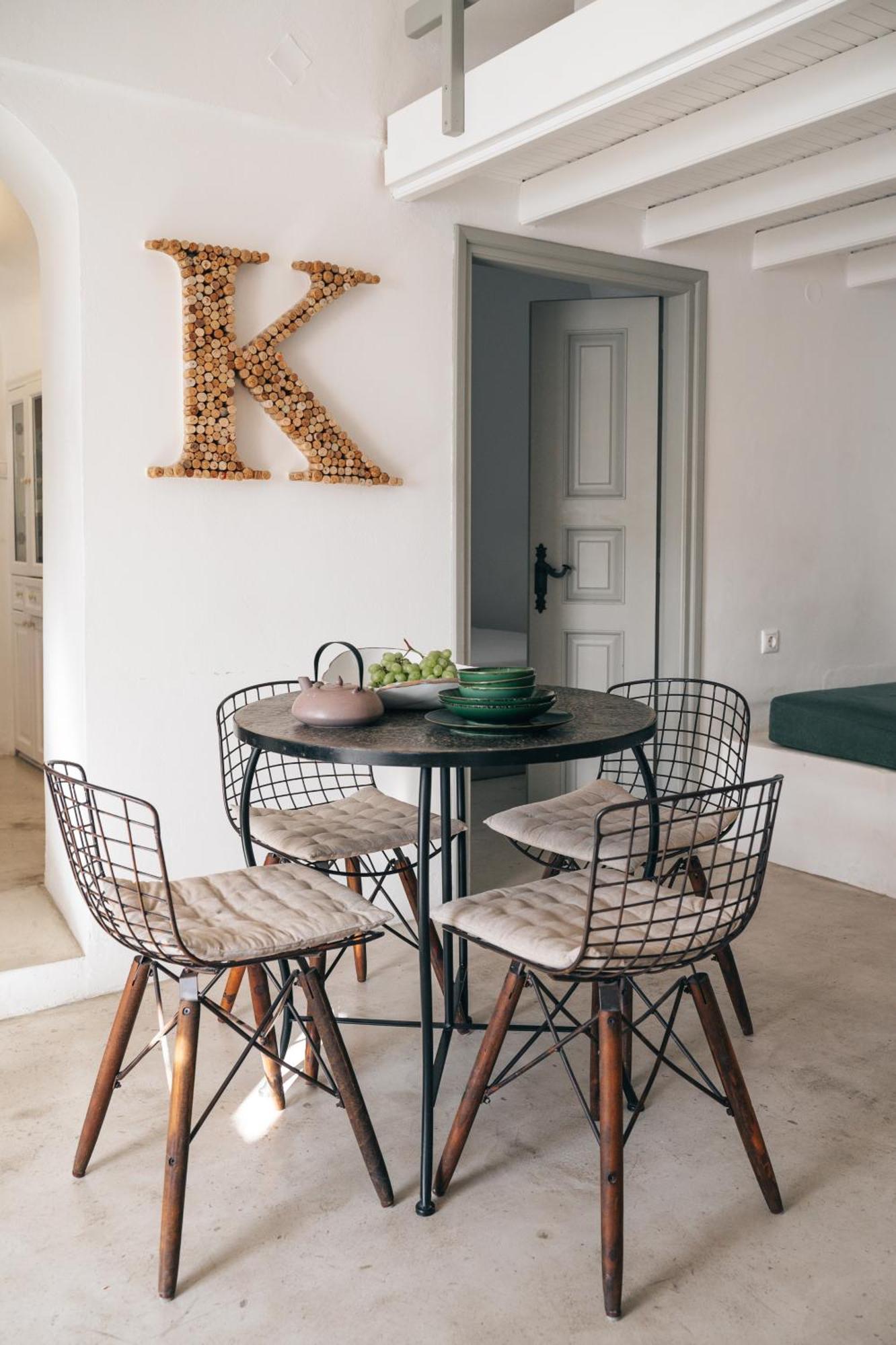 Kampanario Luxury Villa Megalochori  Bagian luar foto