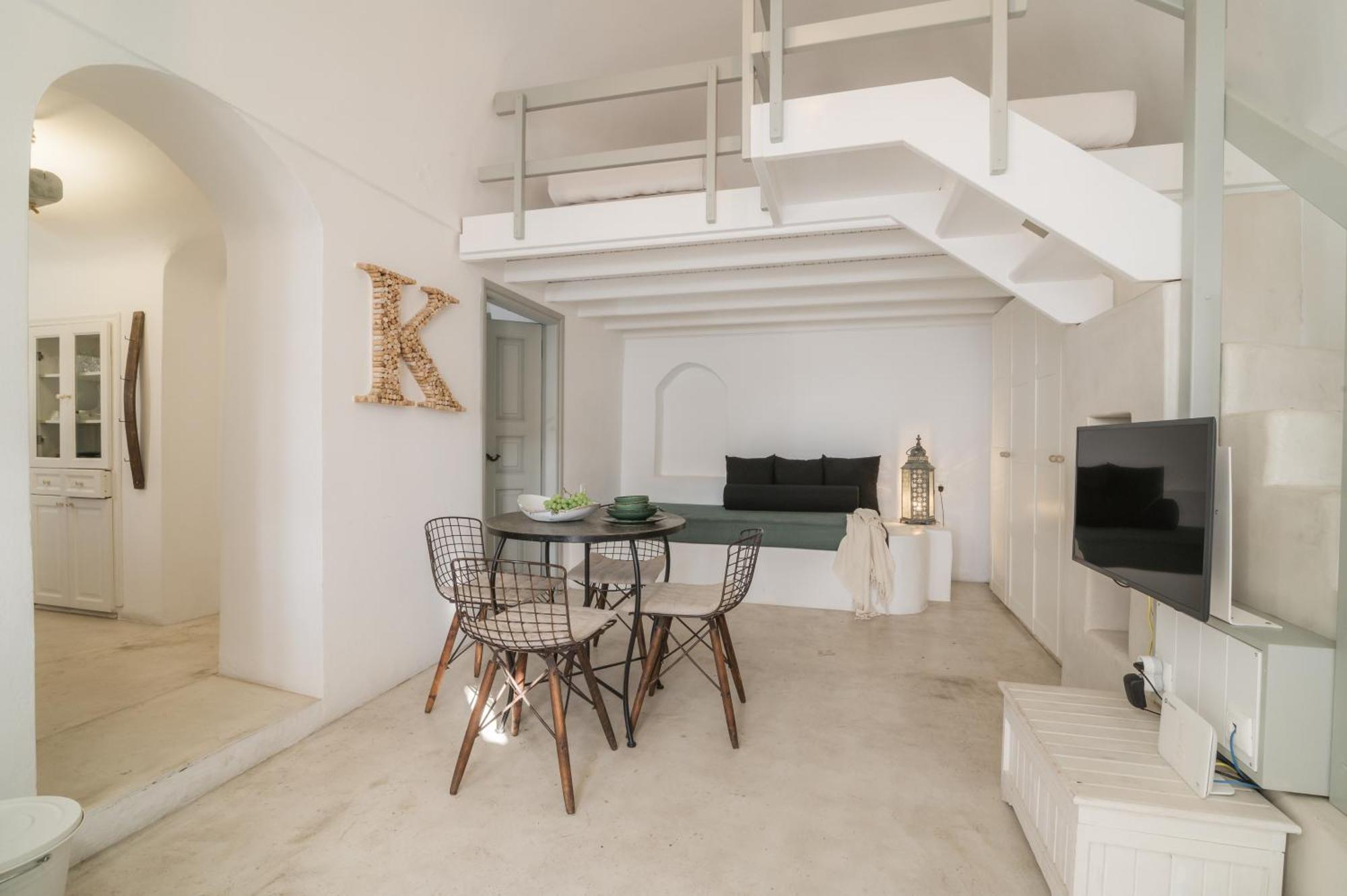 Kampanario Luxury Villa Megalochori  Bagian luar foto