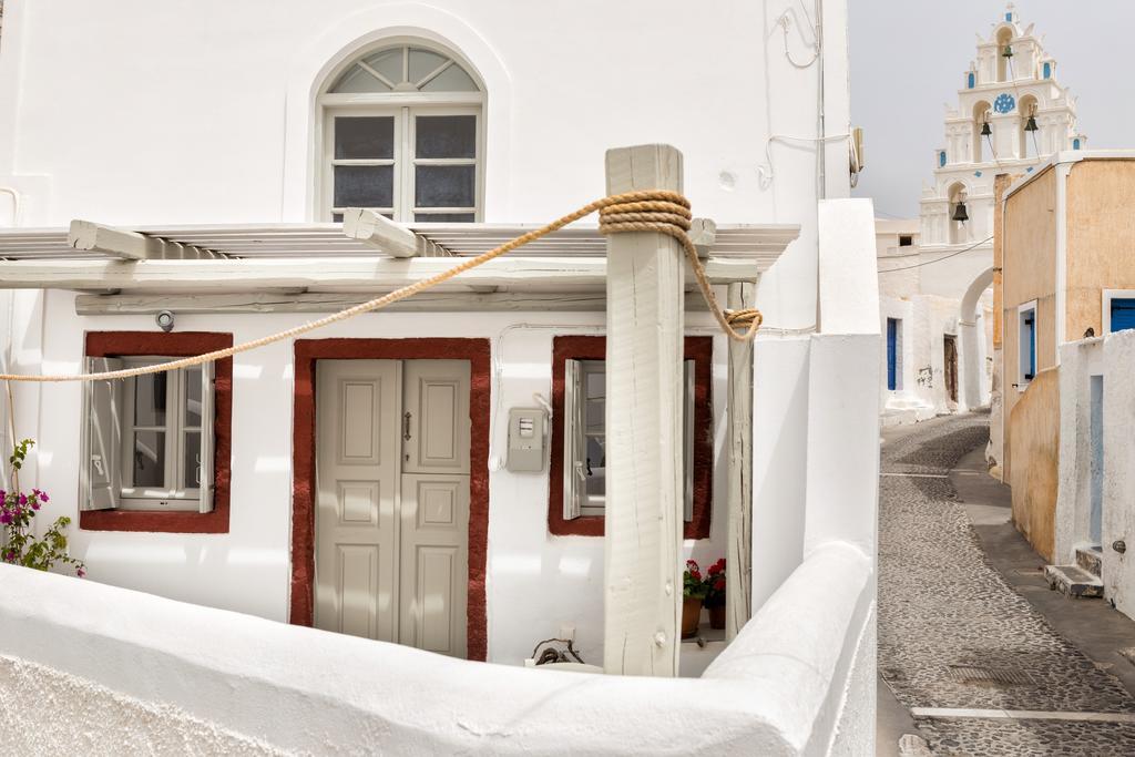 Kampanario Luxury Villa Megalochori  Bagian luar foto