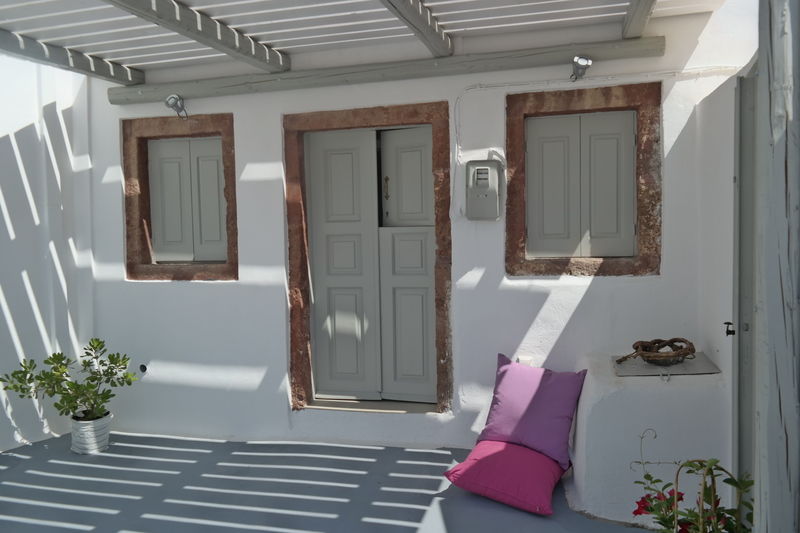 Kampanario Luxury Villa Megalochori  Bagian luar foto