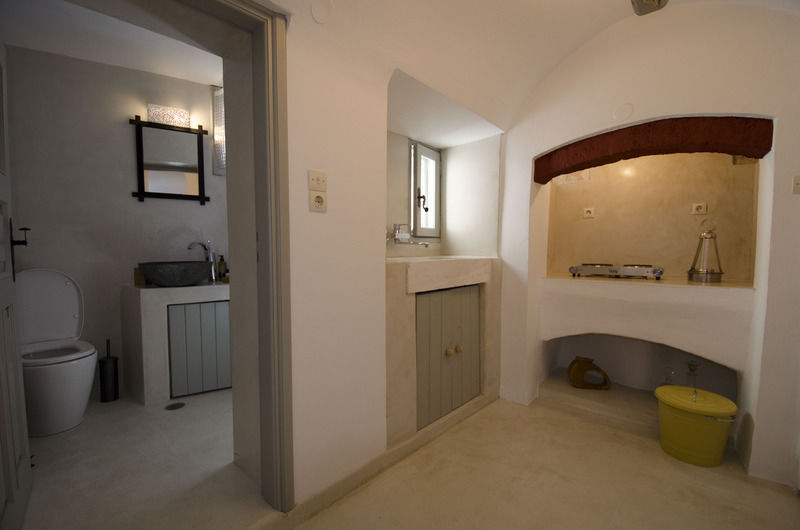 Kampanario Luxury Villa Megalochori  Bagian luar foto