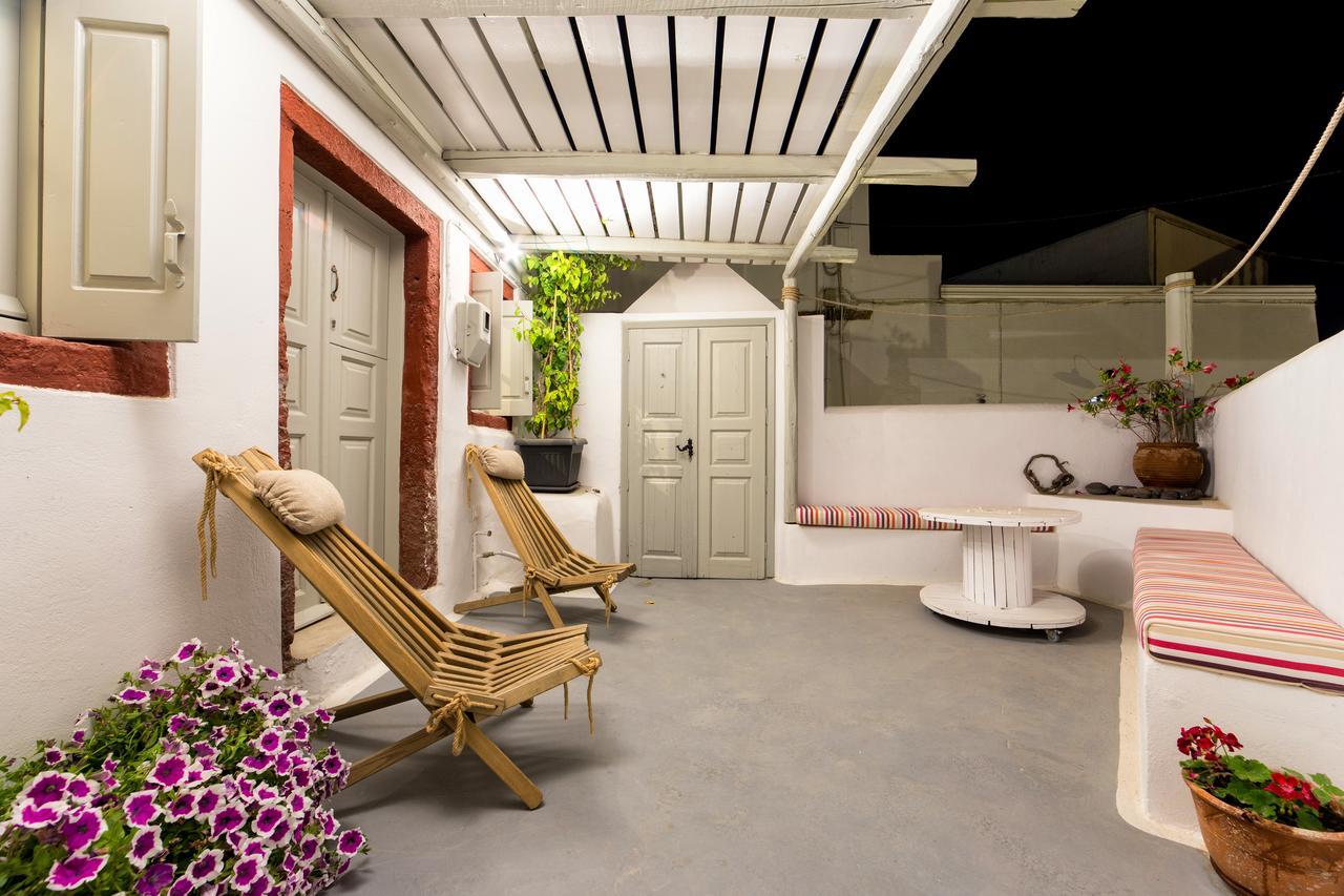 Kampanario Luxury Villa Megalochori  Bagian luar foto