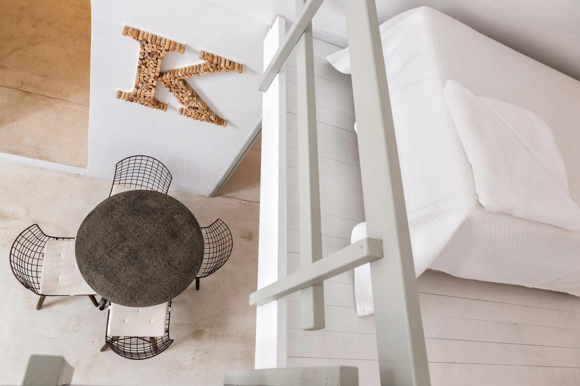 Kampanario Luxury Villa Megalochori  Bagian luar foto